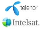 TeleNor and Intelsat logo